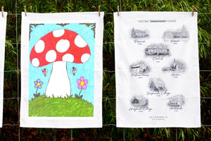 Printed merchandise branded tea towels | No minimum order 