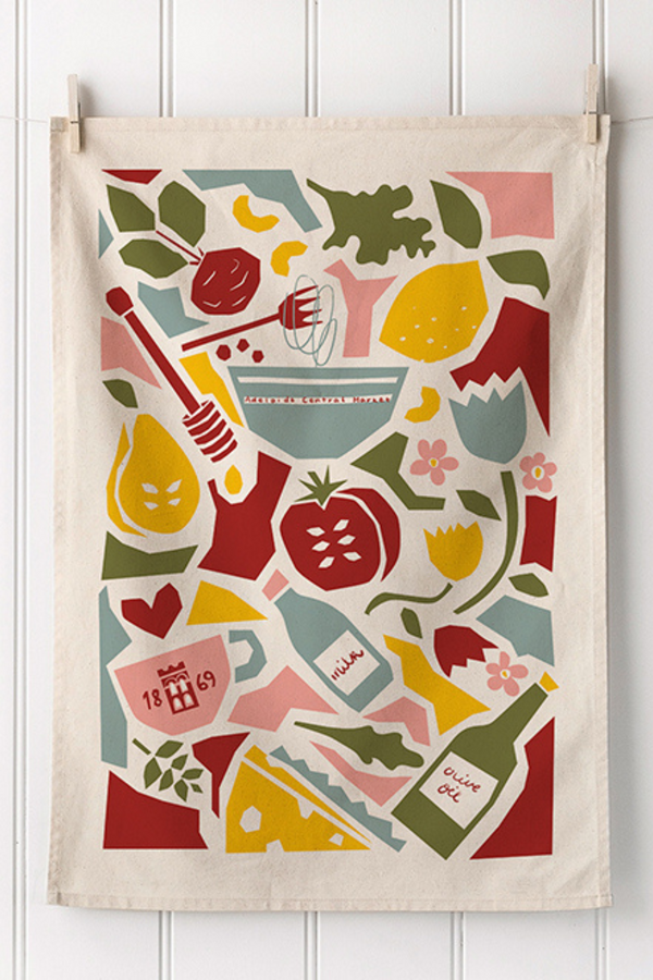 Custom Printed Organic Cotton Tea Towels